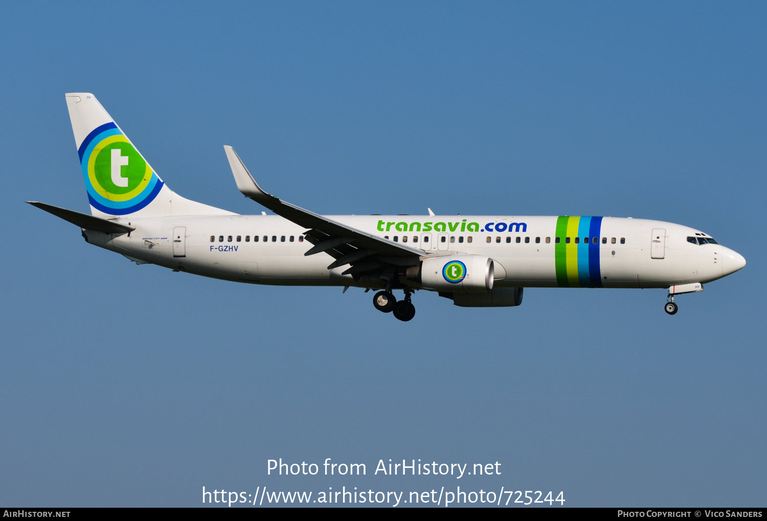 Aircraft Photo of F-GZHV | Boeing 737-85H | Transavia | AirHistory.net #725244