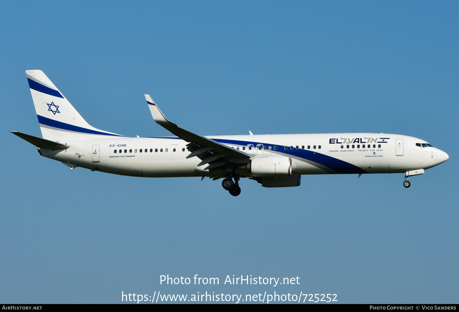 Aircraft Photo of 4X-EHB | Boeing 737-958/ER | El Al Israel Airlines | AirHistory.net #725252