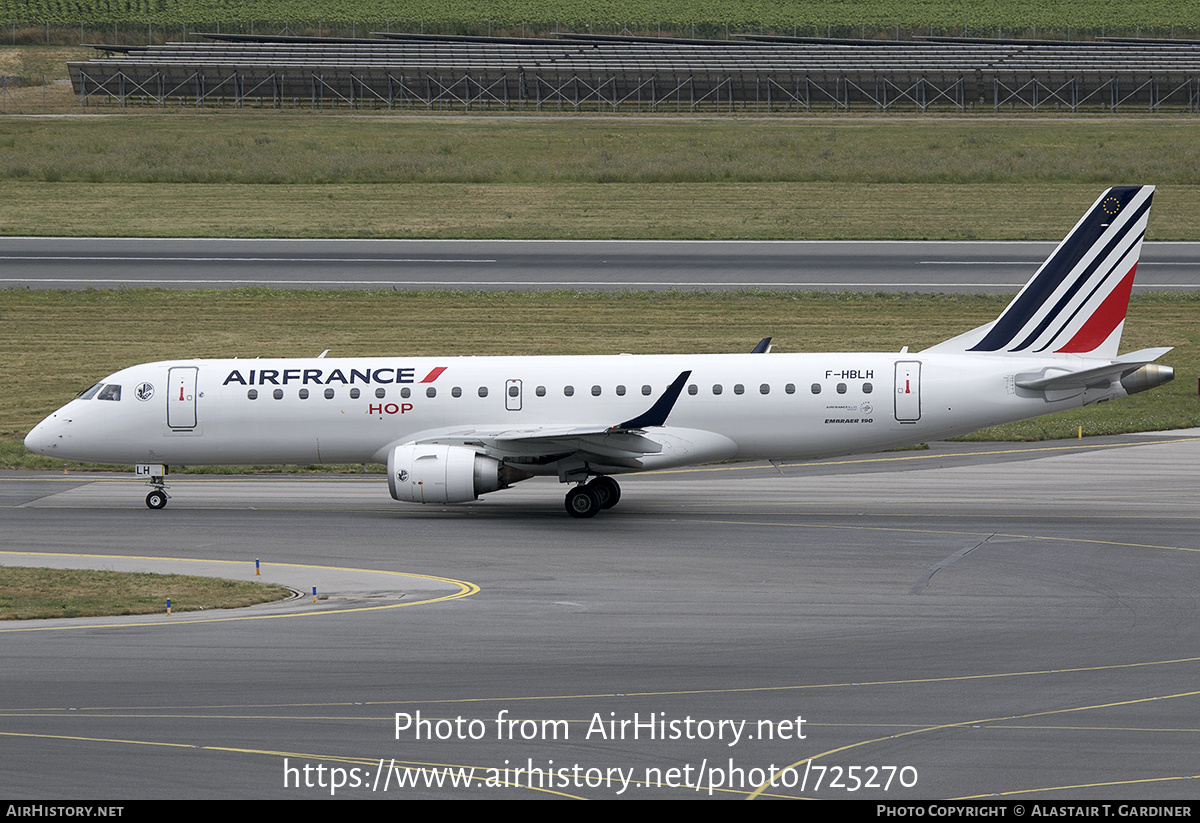 Aircraft Photo of F-HBLH | Embraer 190STD (ERJ-190-100STD) | Air France | AirHistory.net #725270