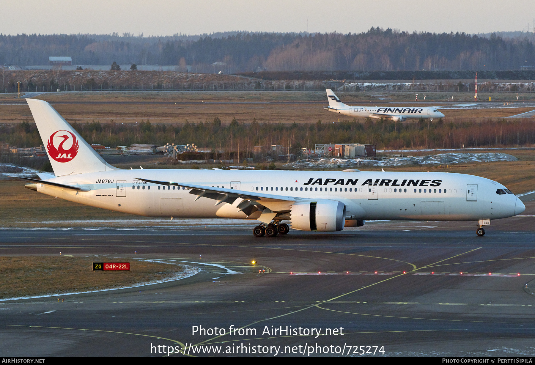 Aircraft Photo of JA878J | Boeing 787-9 Dreamliner | Japan Airlines - JAL | AirHistory.net #725274