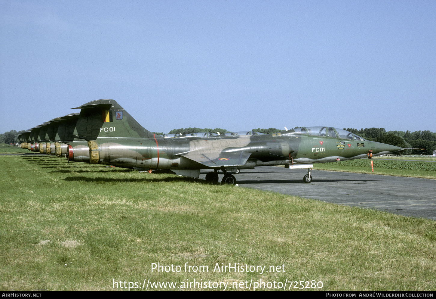 Aircraft Photo of FC01 | Lockheed TF-104G Starfighter | Belgium - Air Force | AirHistory.net #725280