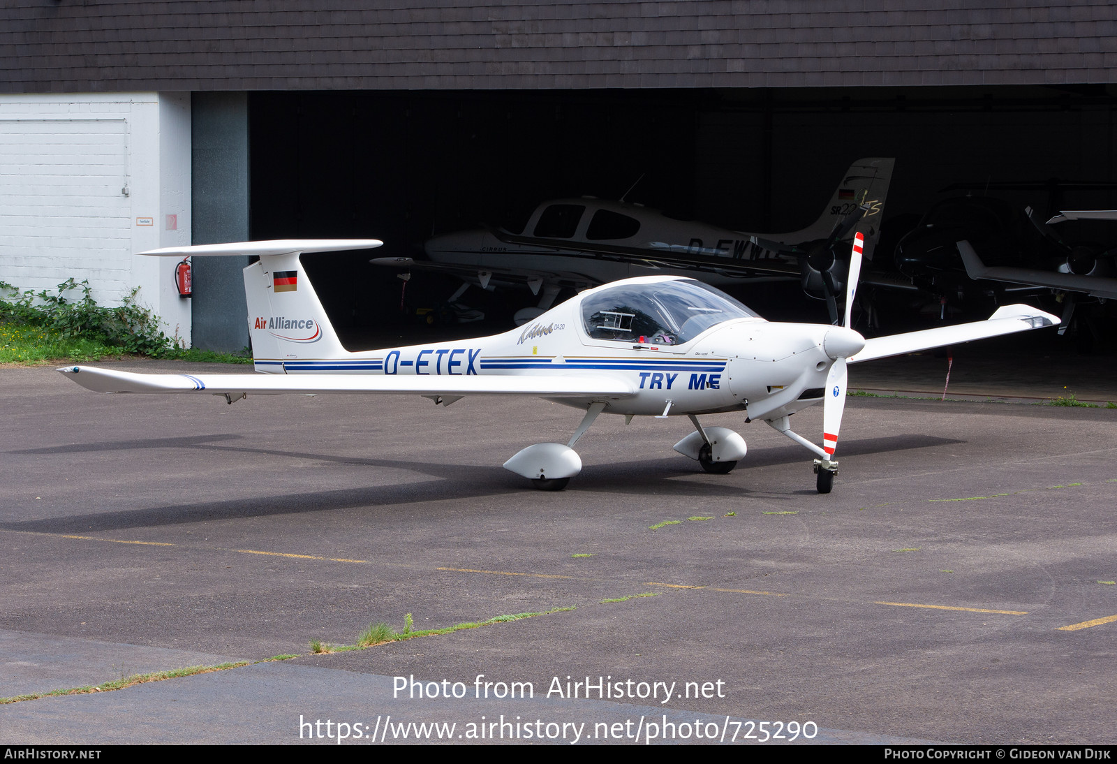 Aircraft Photo of D-ETEX | Diamond DA20A-1 Katana | Air Alliance | AirHistory.net #725290