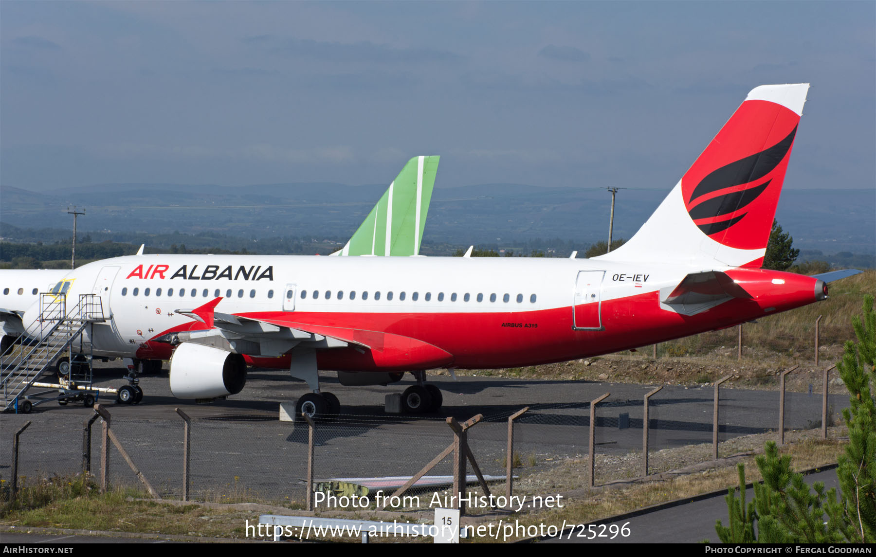 Aircraft Photo of OE-IEV | Airbus A319-132 | Air Albania | AirHistory.net #725296