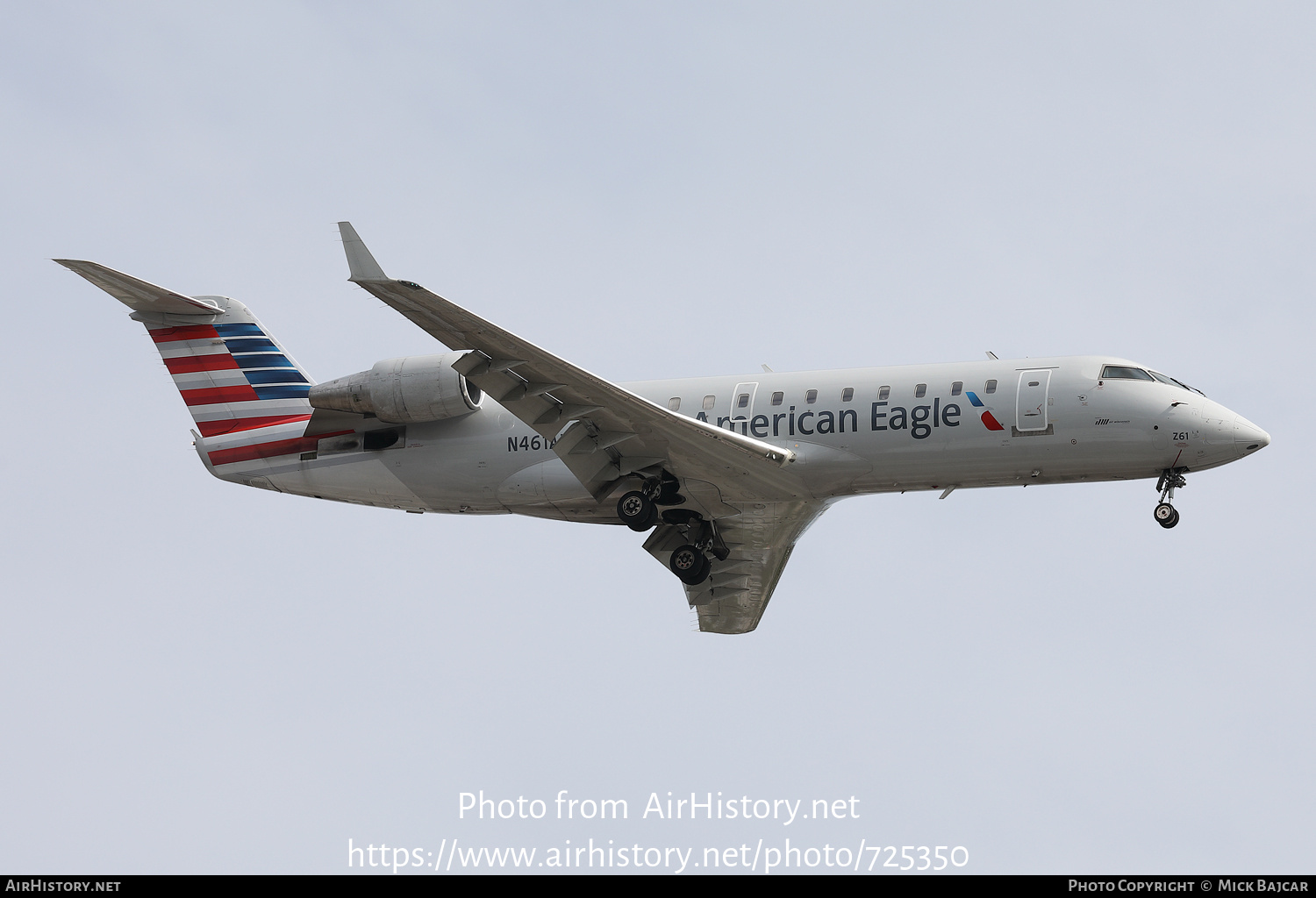 Aircraft Photo of N461AW | Bombardier CRJ-200LR (CL-600-2B19) | American Eagle | AirHistory.net #725350