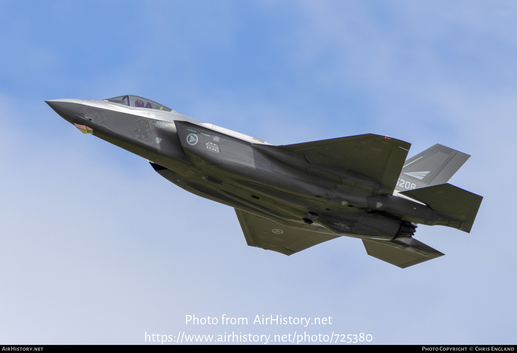 Aircraft Photo of 5208 | Lockheed Martin F-35A Lightning II | Norway - Air Force | AirHistory.net #725380