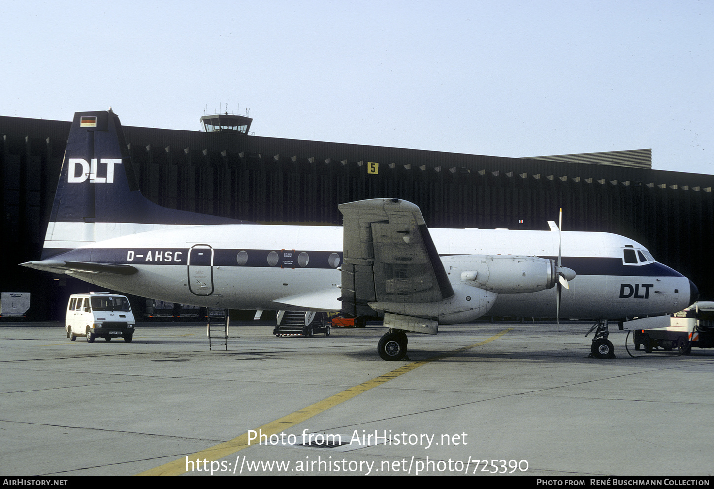 Aircraft Photo of D-AHSC | British Aerospace BAe-748 Srs2B/378 | DLT - Deutsche Luftverkehrsgesellschaft | AirHistory.net #725390