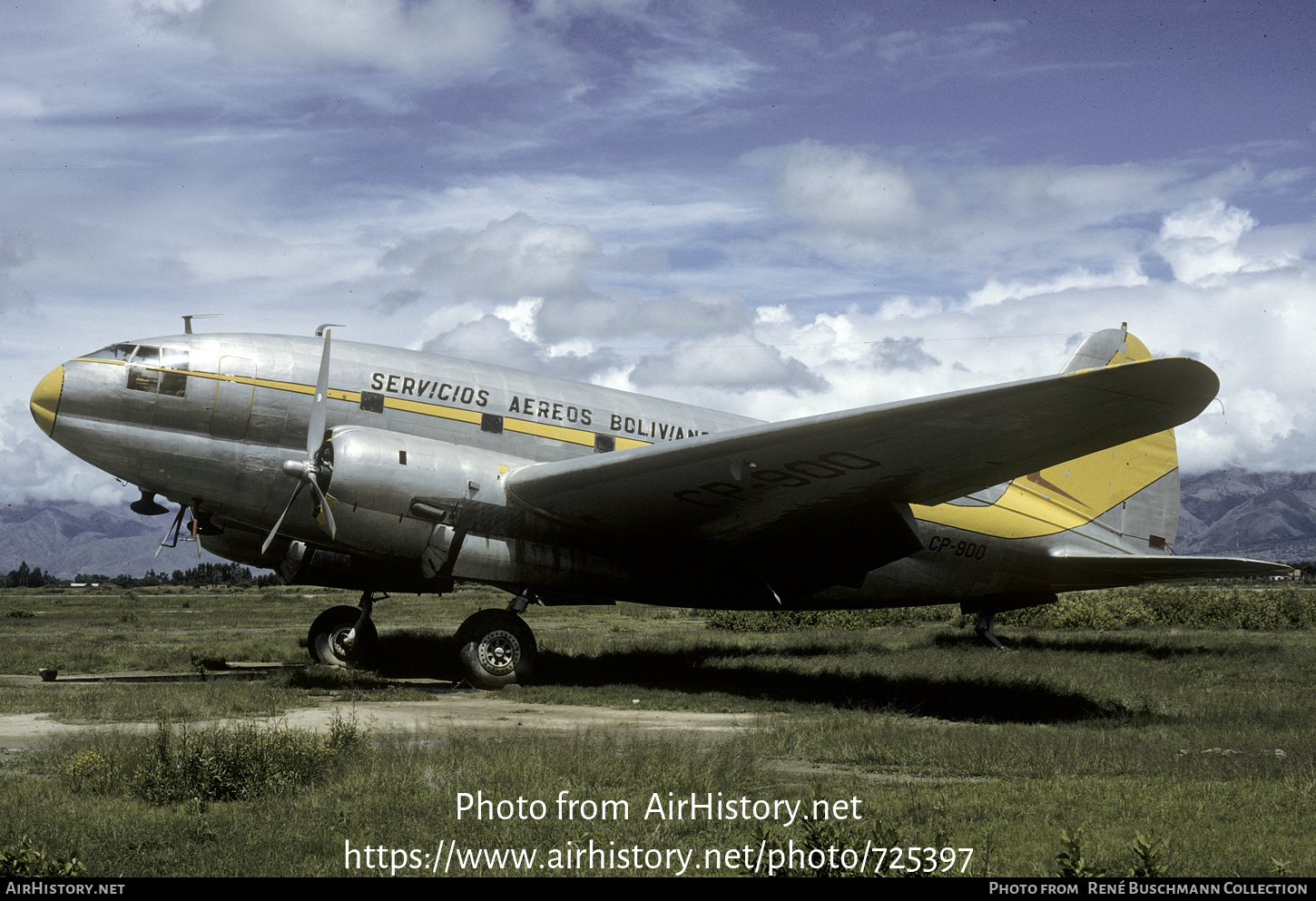 Aircraft Photo of CP-900 | Curtiss C-46A Commando | Servicios Aéreos Bolivianos | AirHistory.net #725397