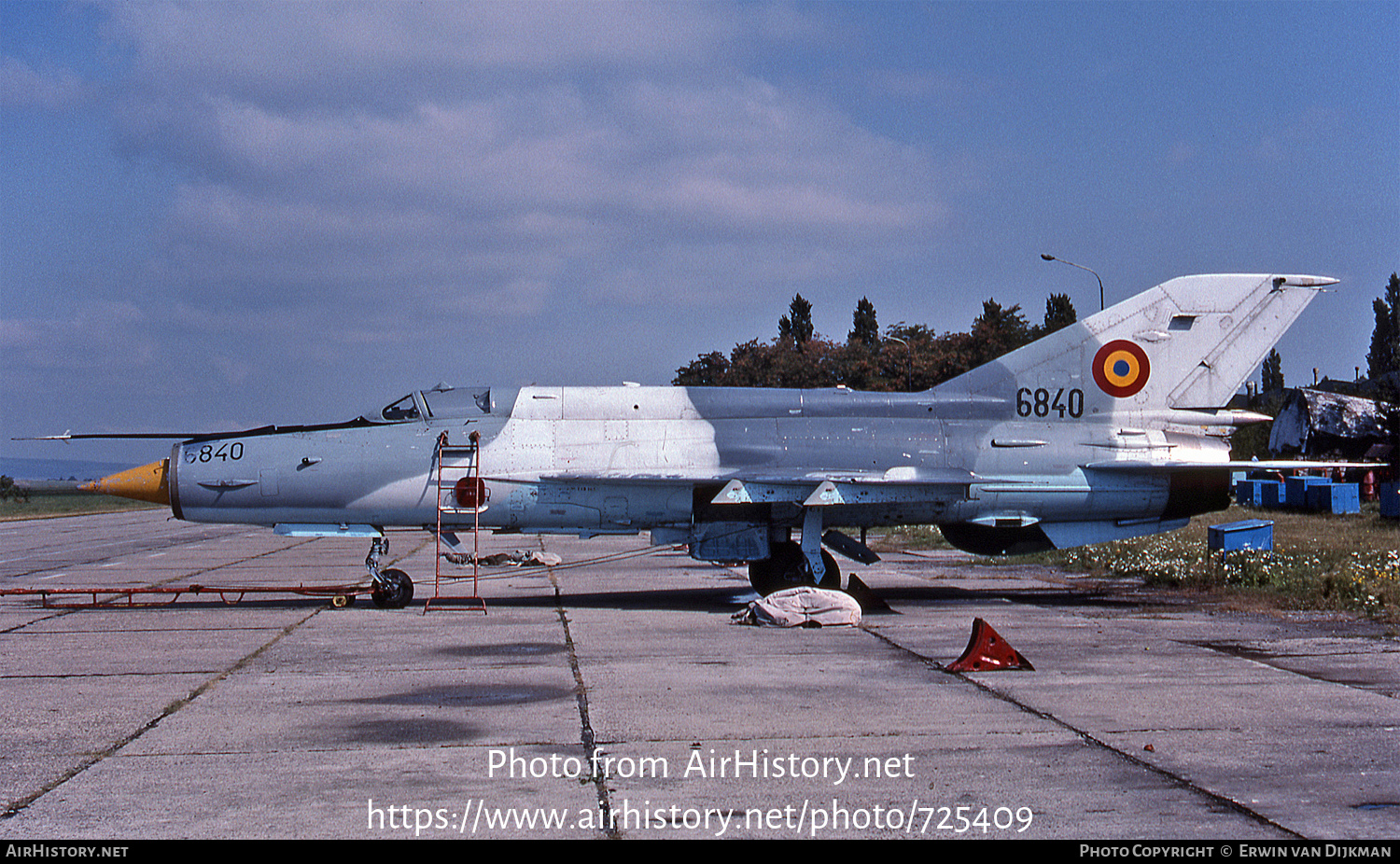 Aircraft Photo of 6840 | Mikoyan-Gurevich MiG-21MF-75 Lancer C | Romania - Air Force | AirHistory.net #725409