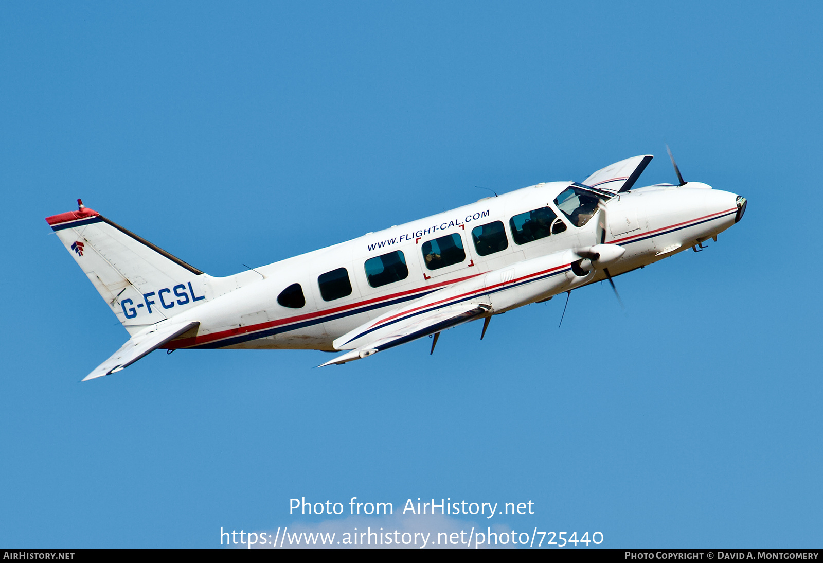 Aircraft Photo of G-FCSL | Piper PA-31-350 Navajo Chieftain | Flight Calibration Services - FCSL | AirHistory.net #725440