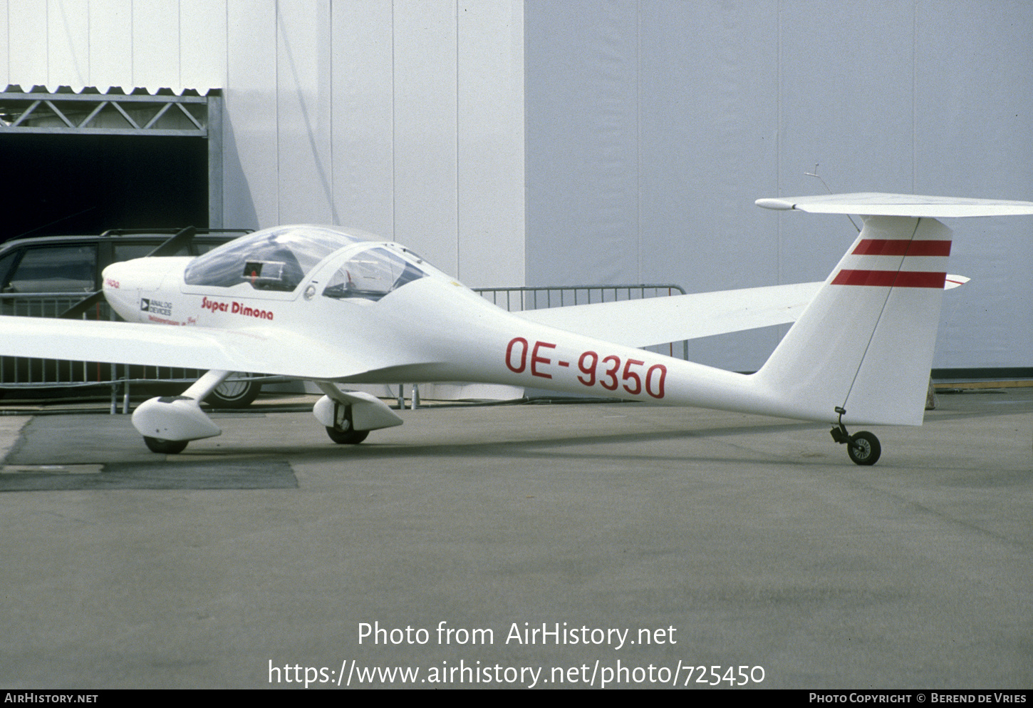 Aircraft Photo of OE-9350 | Hoffmann HK-36 Super Dimona | AirHistory.net #725450