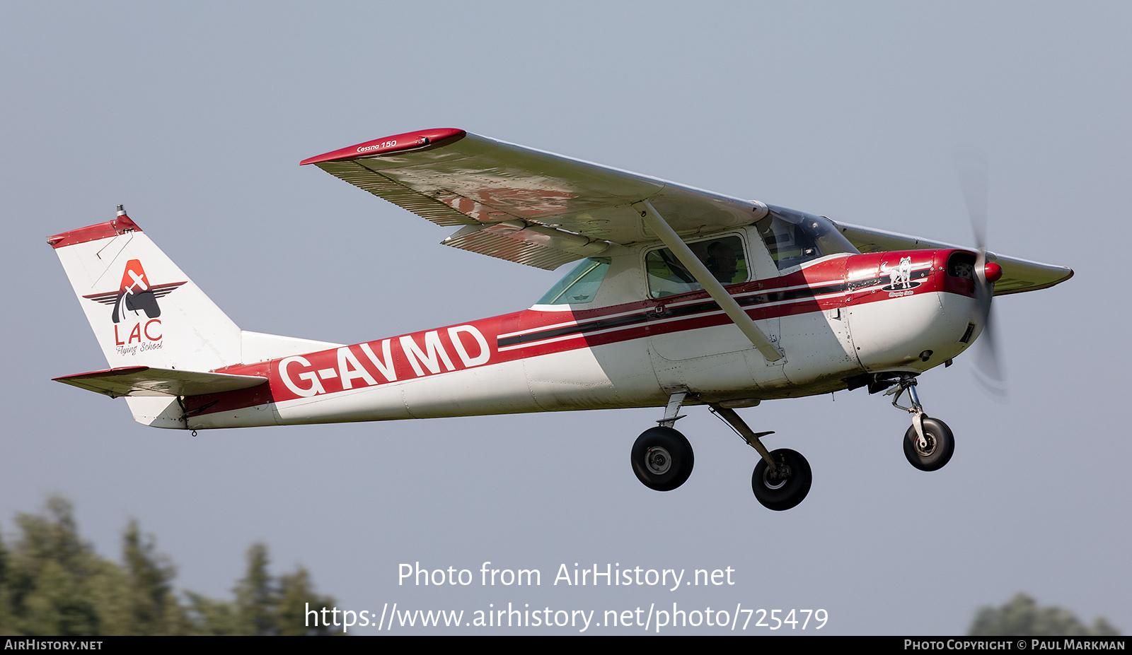 Aircraft Photo of G-AVMD | Cessna 150G | LAC Flying School | AirHistory.net #725479