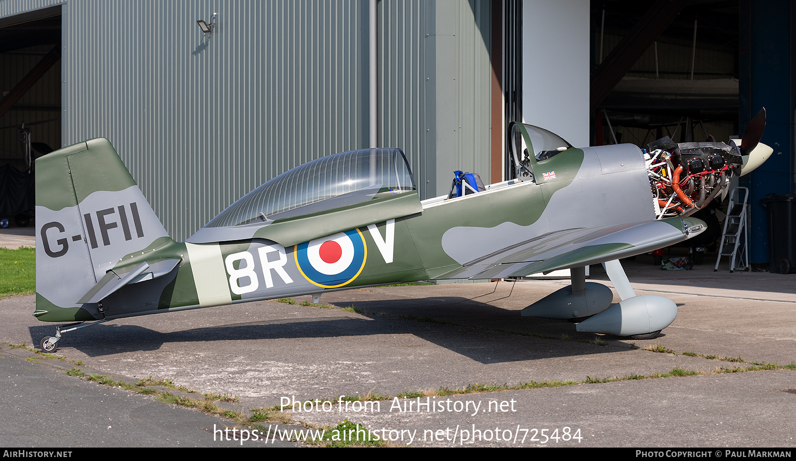 Aircraft Photo of G-IFII / 8R-V | Van's RV-8 | UK - Air Force | AirHistory.net #725484