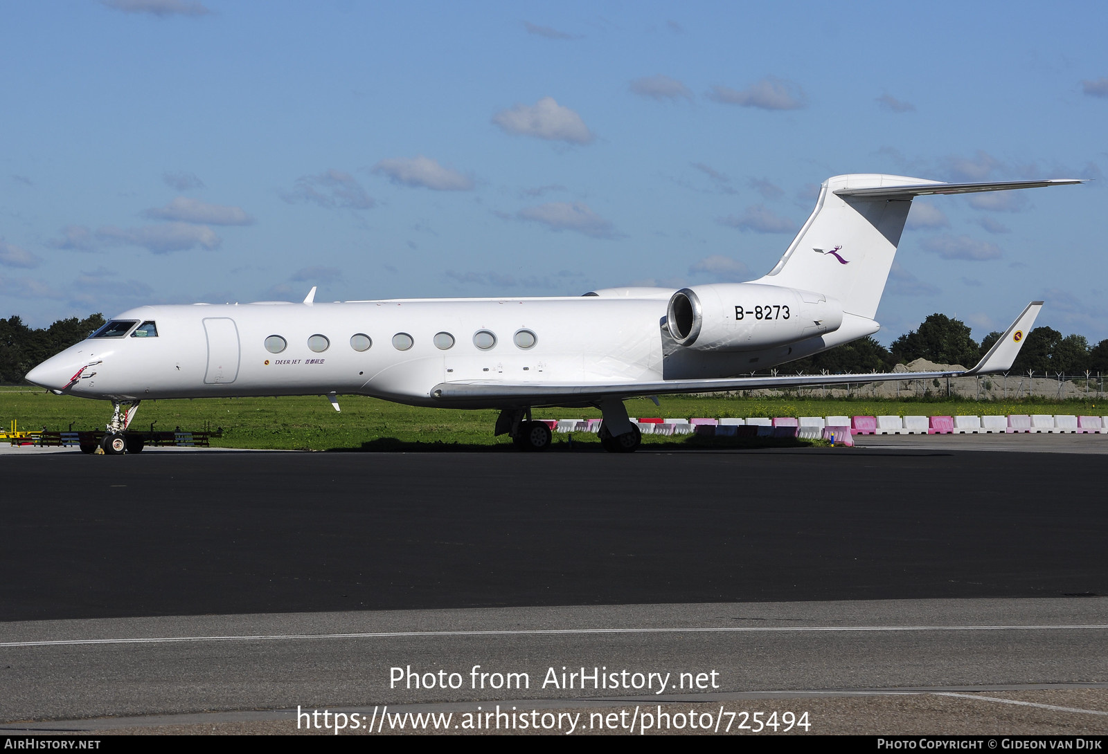 Aircraft Photo of B-8273 | Gulfstream Aerospace G-V-SP Gulfstream G550 | Deer Jet | AirHistory.net #725494