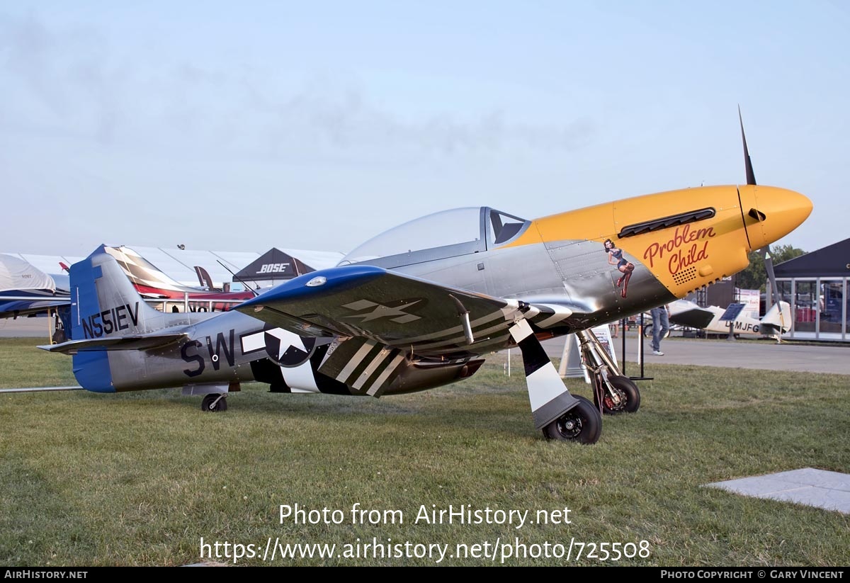 Aircraft Photo of N551EV | ScaleWings SW-51 Mustang | USA - Air Force | AirHistory.net #725508