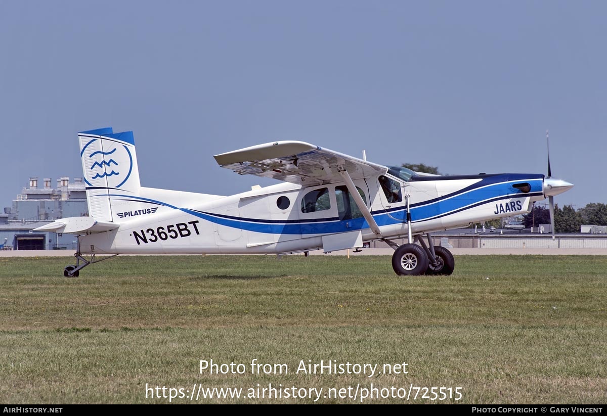 Aircraft Photo of N365BT | Pilatus PC-6/B2-H4 Turbo Porter | JAARS - Jungle Aviation and Radio Service | AirHistory.net #725515