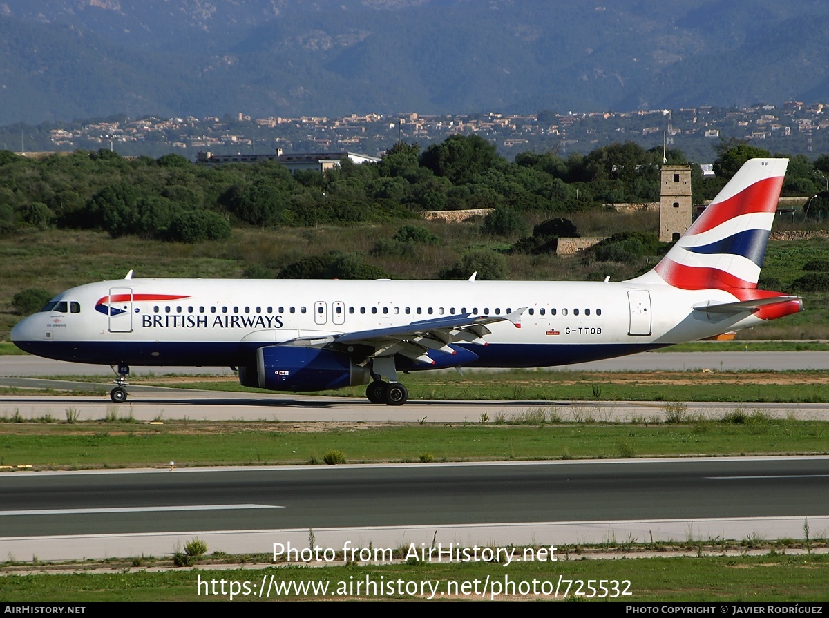 Aircraft Photo of G-TTOB | Airbus A320-232 | British Airways | AirHistory.net #725532