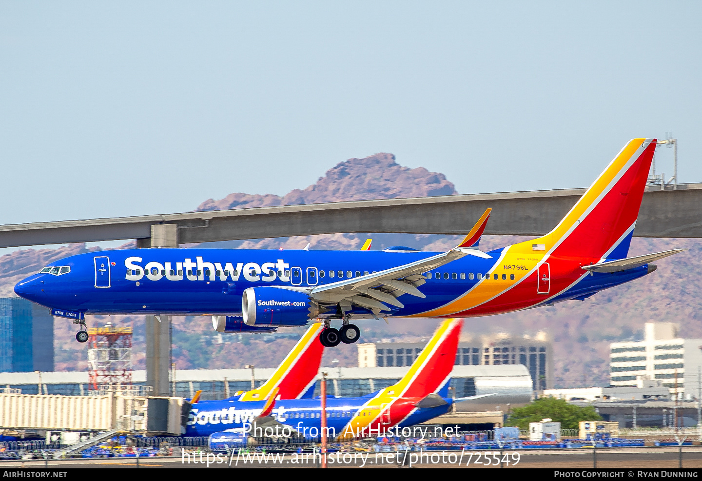 Aircraft Photo of N8796L | Boeing 737-8 Max 8 | Southwest Airlines | AirHistory.net #725549