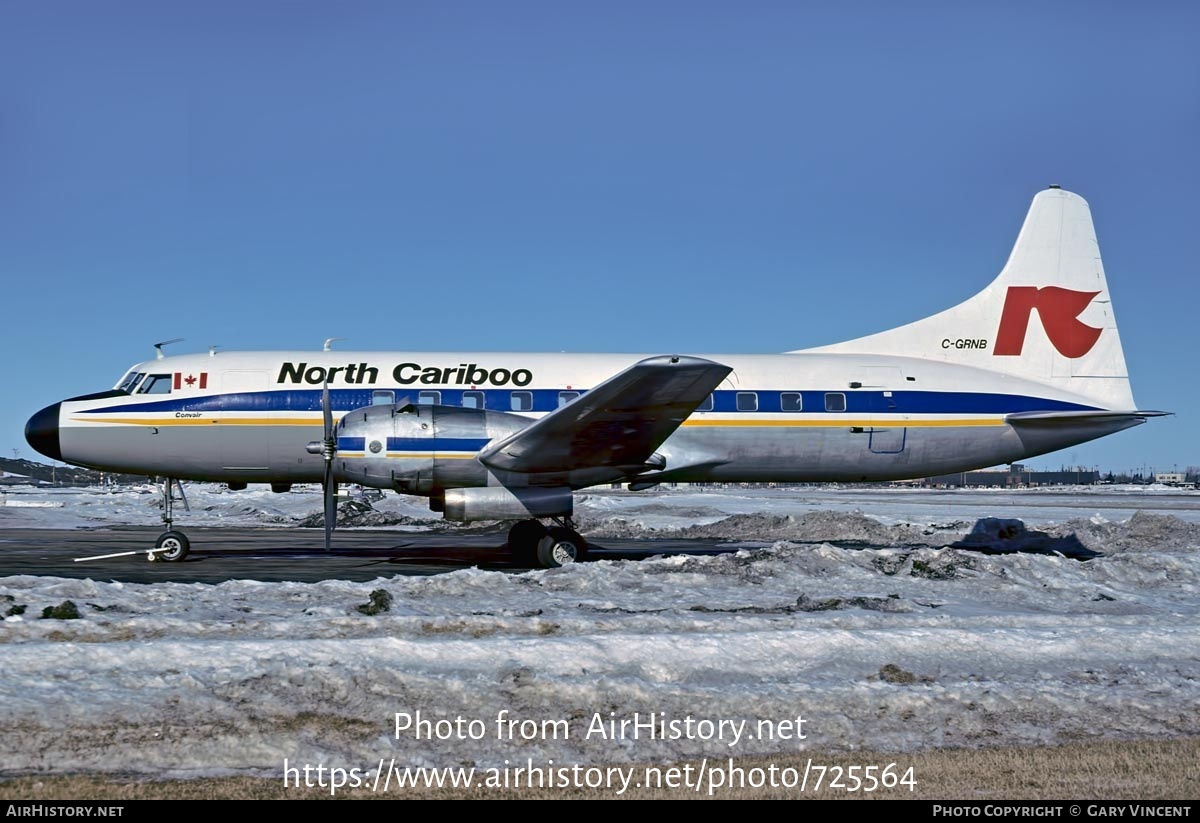 Aircraft Photo of C-GRNB | Convair 440-98 Metropolitan | North Cariboo Air | AirHistory.net #725564