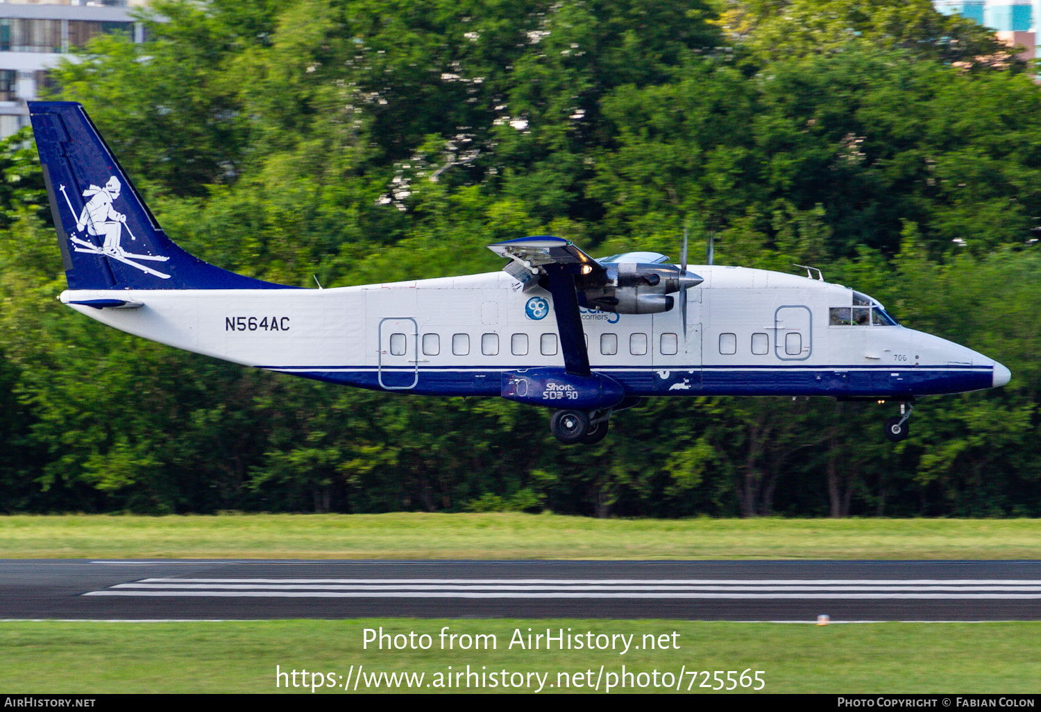 Aircraft Photo of N564AC | Short 360-200 | Air Cargo Carriers | AirHistory.net #725565