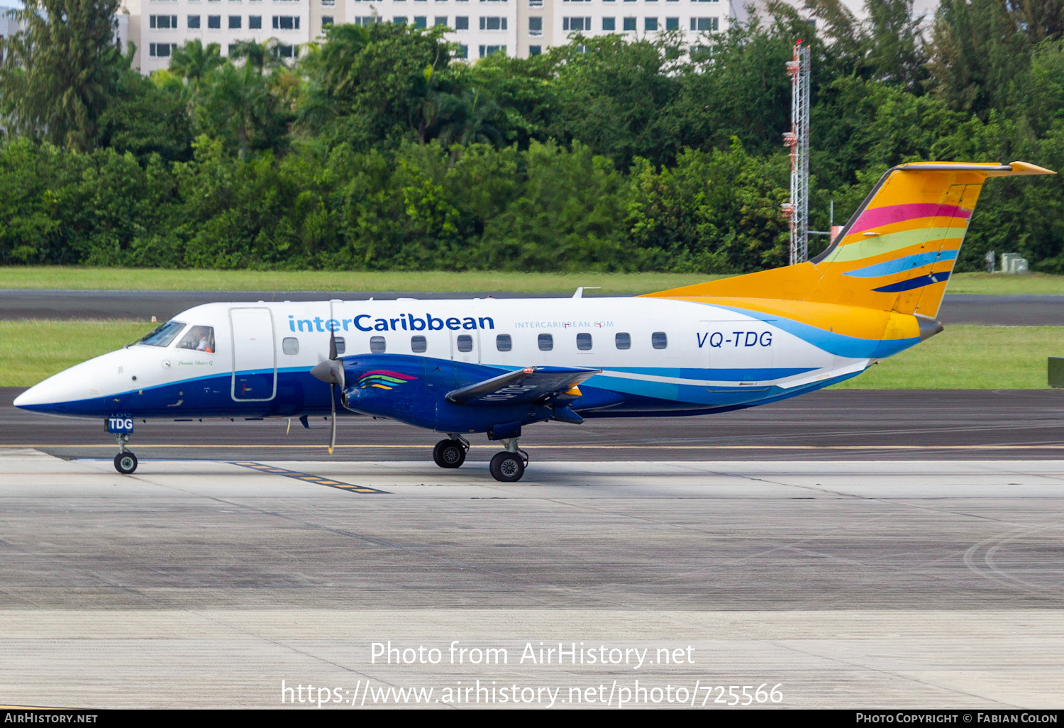 Aircraft Photo of VQ-TDG | Embraer EMB-120RT Brasilia | InterCaribbean Airways | AirHistory.net #725566