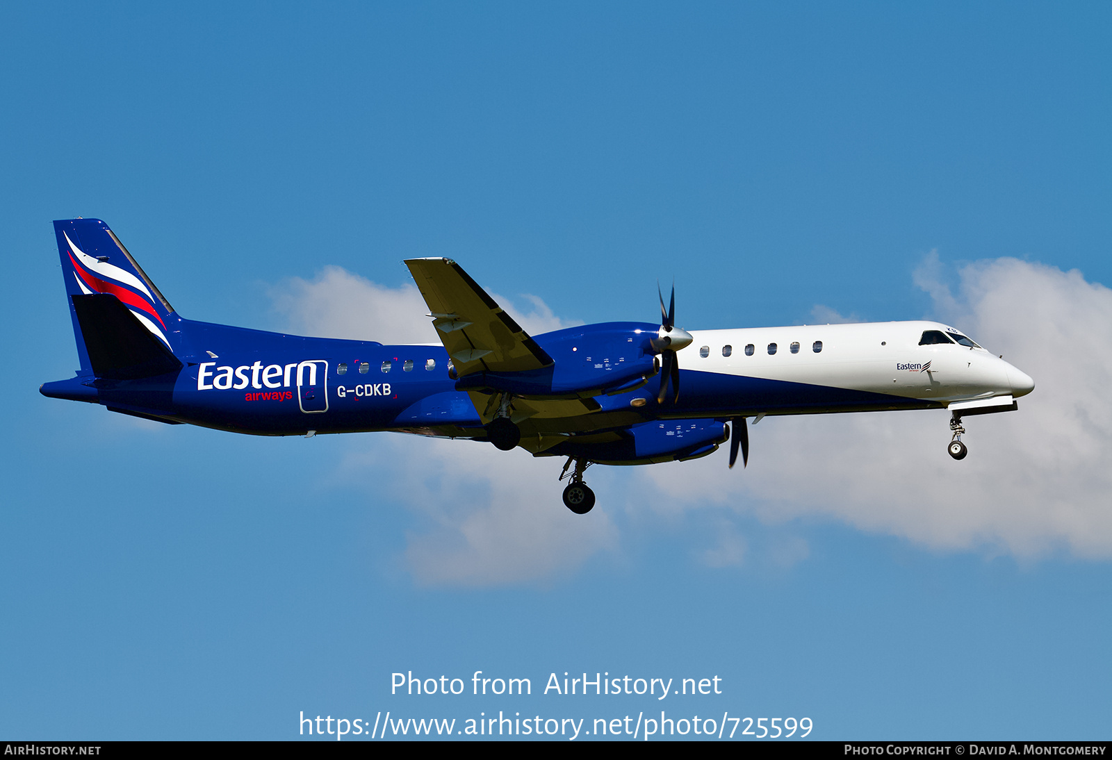 Aircraft Photo of G-CDKB | Saab 2000 | Eastern Airways | AirHistory.net #725599