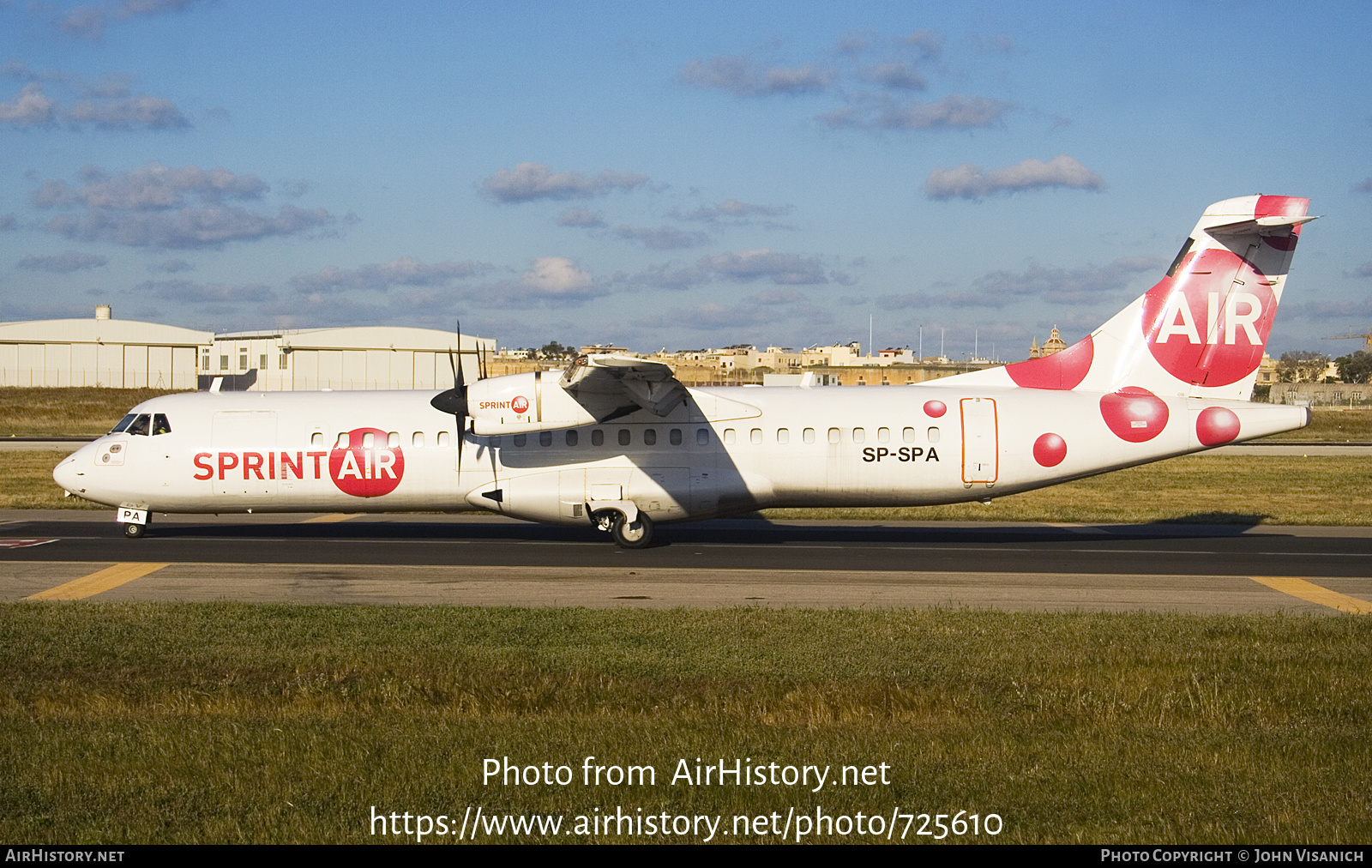 Aircraft Photo of SP-SPA | ATR ATR-72-202/F | Sprint Air | AirHistory.net #725610