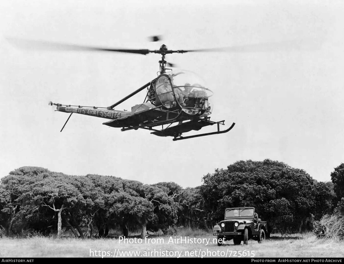 Aircraft Photo of 55-4074 / 554074 | Hiller H-23C Raven | USA - Army | AirHistory.net #725615