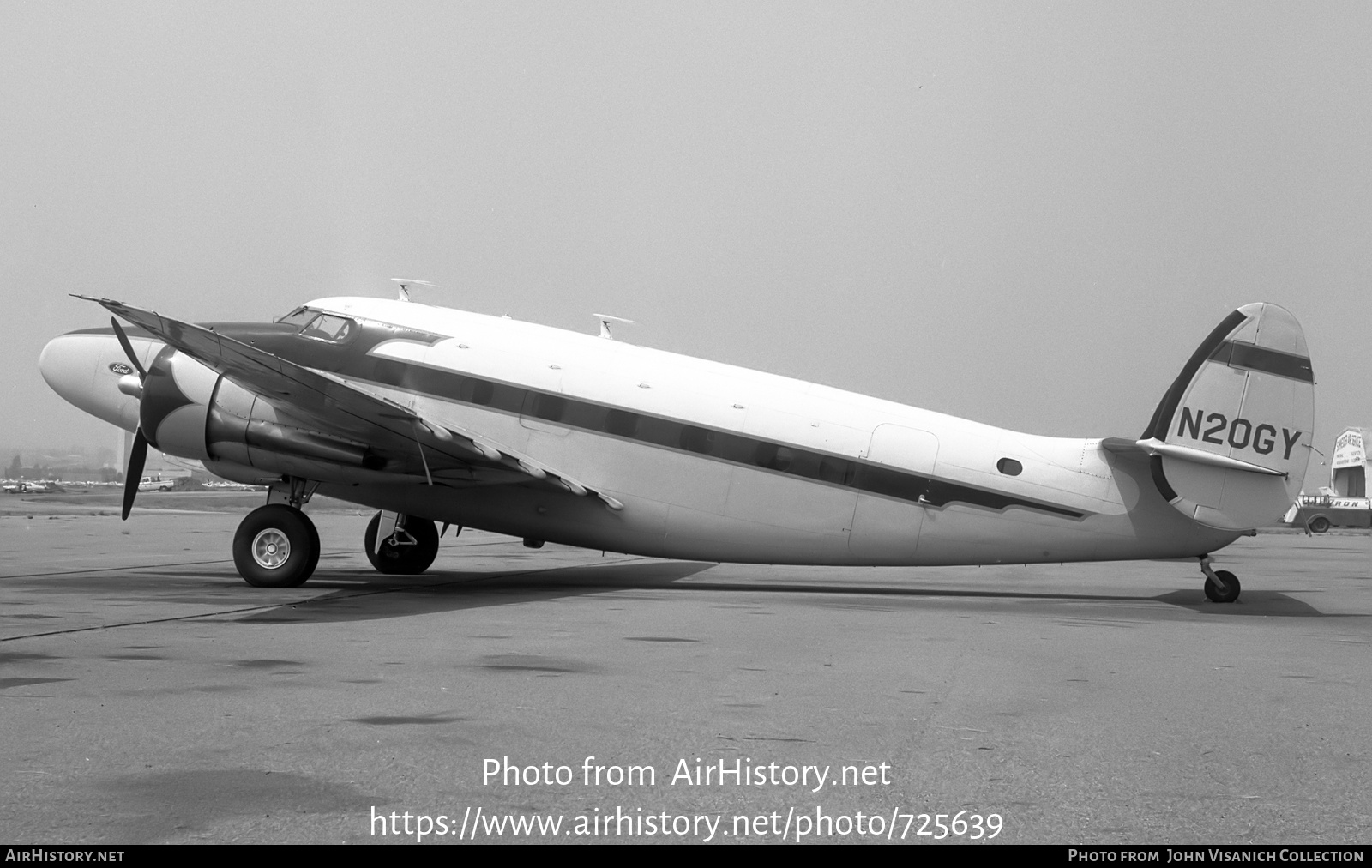 Aircraft Photo of N20GY | Lockheed 18-56 Lodestar | AirHistory.net #725639