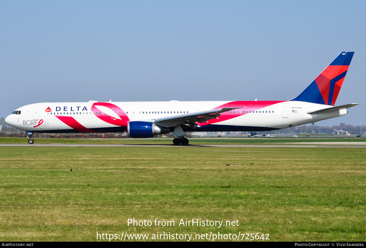 Aircraft Photo of N845MH | Boeing 767-432/ER | Delta Air Lines | AirHistory.net #725642