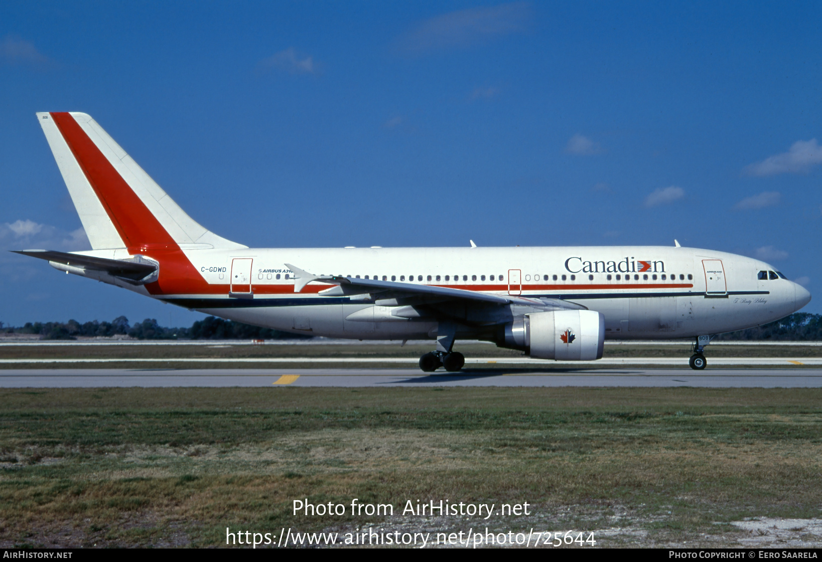 Aircraft Photo of C-GDWD | Airbus A310-304 | Canadian Airlines | AirHistory.net #725644