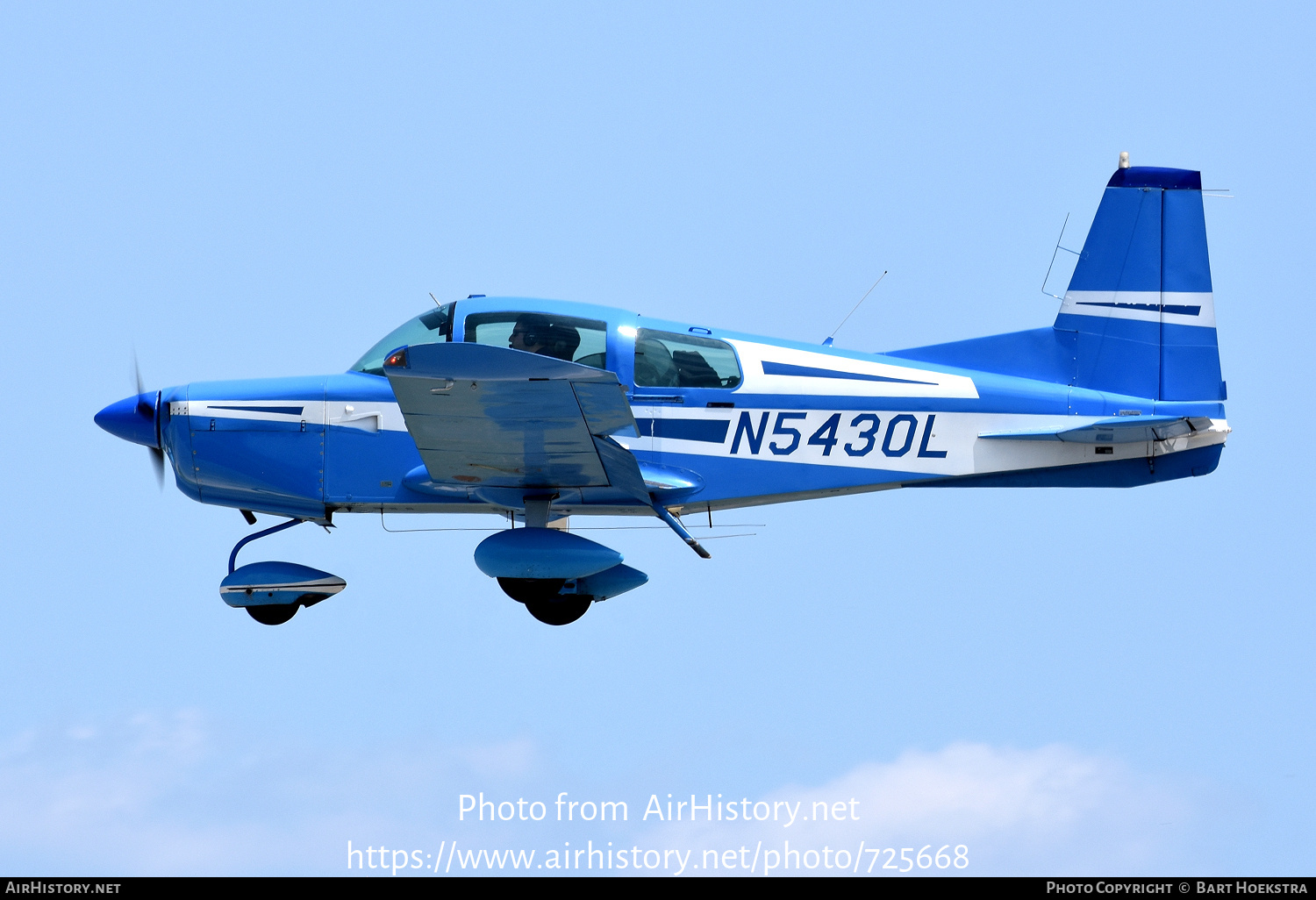 Aircraft Photo of N5430L | Grumman American AA-5 | AirHistory.net #725668