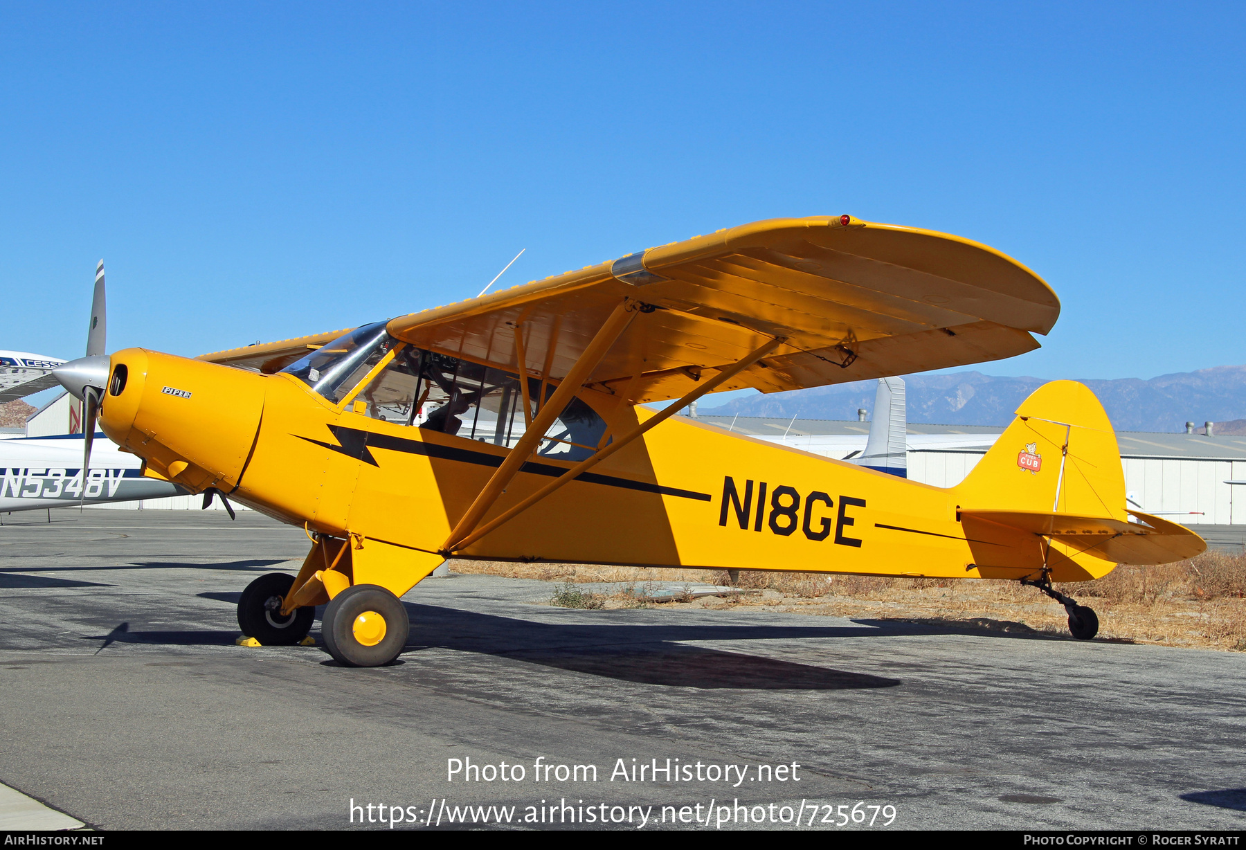 Aircraft Photo of N18GE | Piper PA-18-105S Super Cub | AirHistory.net #725679