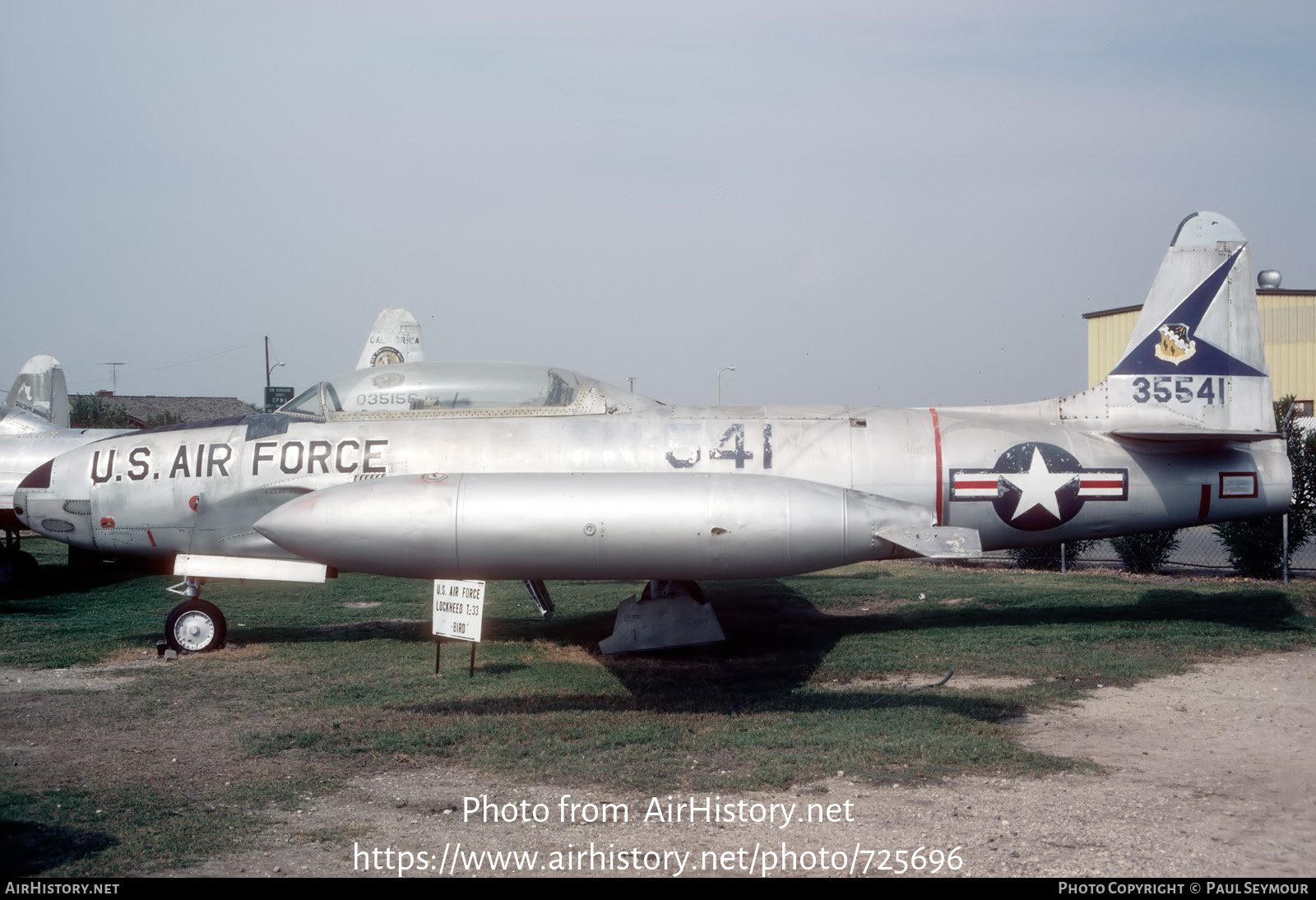 Aircraft Photo of 53-5541 / 33541 | Lockheed T-33A | USA - Air Force | AirHistory.net #725696