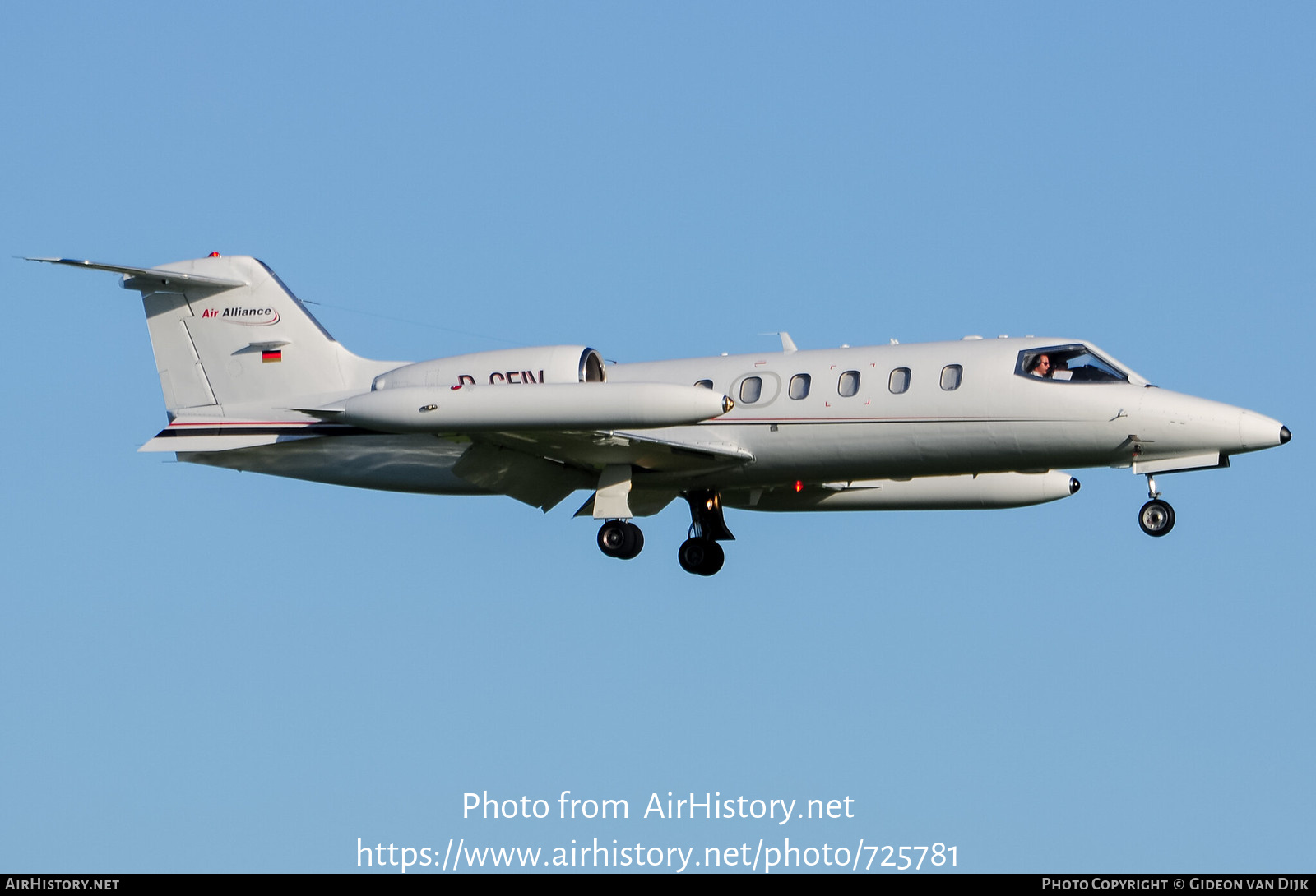 Aircraft Photo of D-CFIV | Gates Learjet 35A | Air Alliance | AirHistory.net #725781