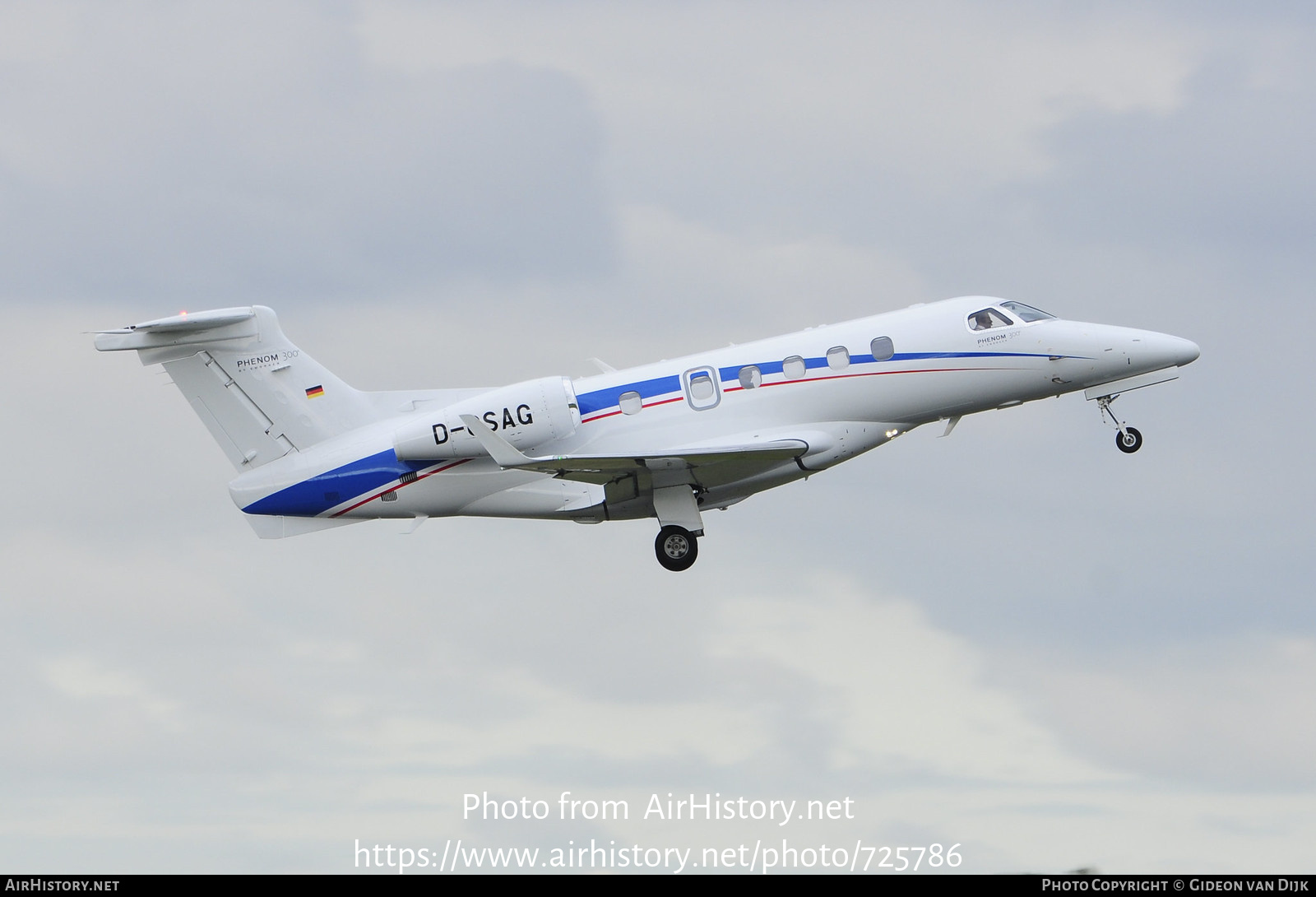 Aircraft Photo of D-CSAG | Embraer EMB-505 Phenom 300 | AirHistory.net #725786