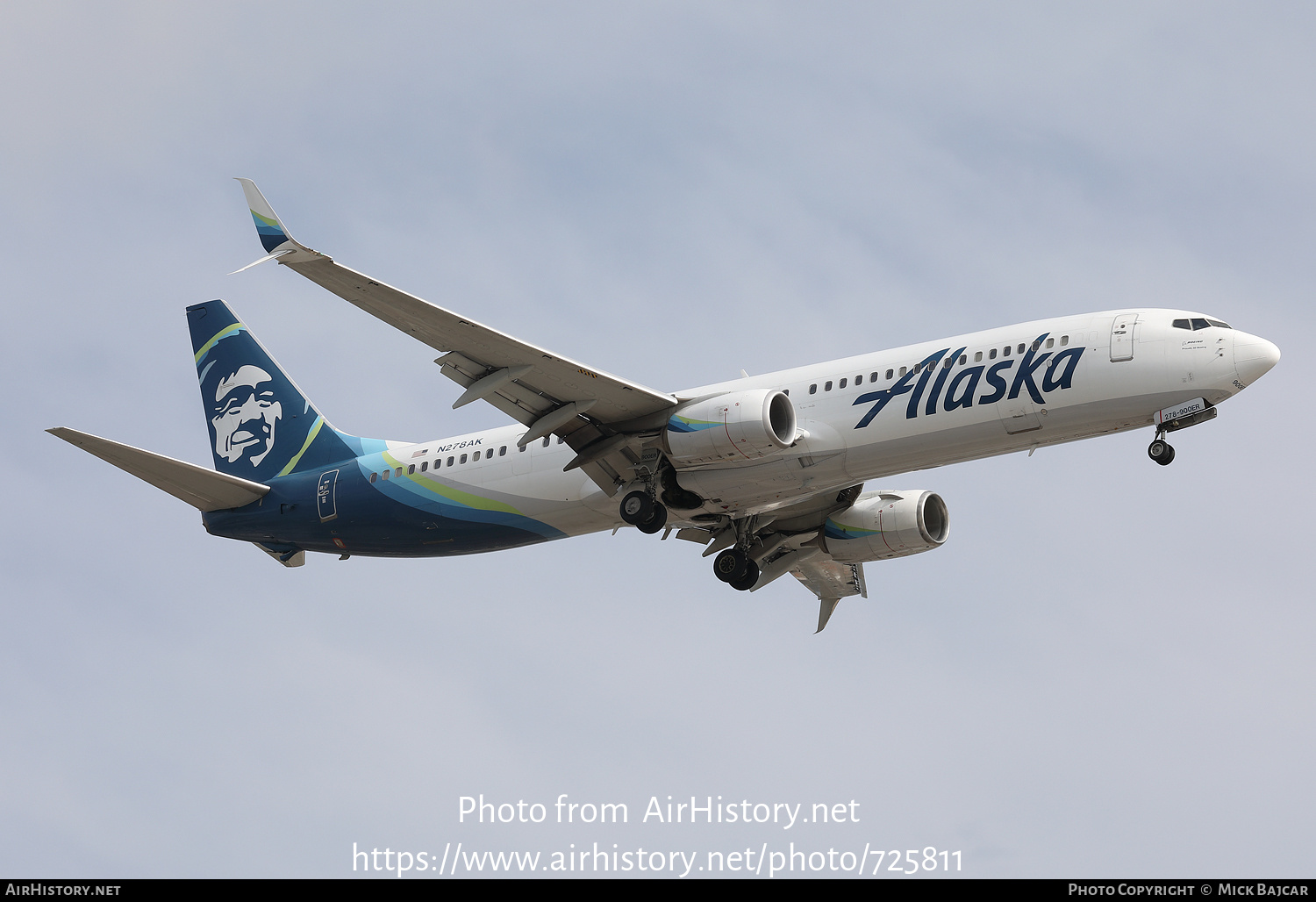 Aircraft Photo of N278AK | Boeing 737-900/ER | Alaska Airlines | AirHistory.net #725811