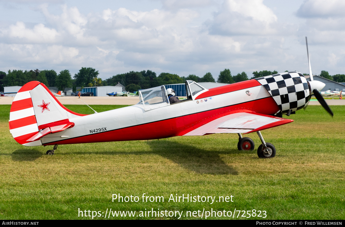 Aircraft Photo of N4295X | Yakovlev Yak-50 | Russia - Air Force | AirHistory.net #725823