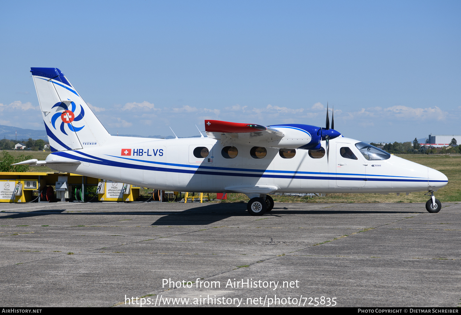 Aircraft Photo of HB-LVS | Tecnam P-2012 Traveller | Swiss Flight Services | AirHistory.net #725835