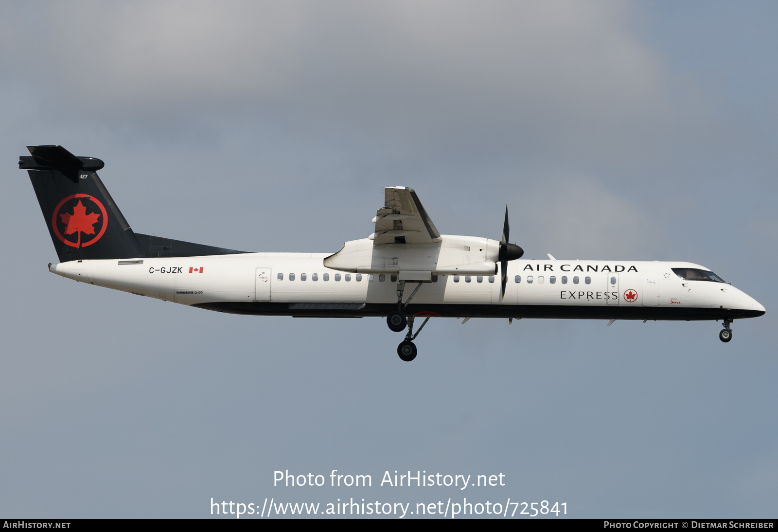 Aircraft Photo of C-GJZK | Bombardier DHC-8-402 Dash 8 | Air Canada Express | AirHistory.net #725841