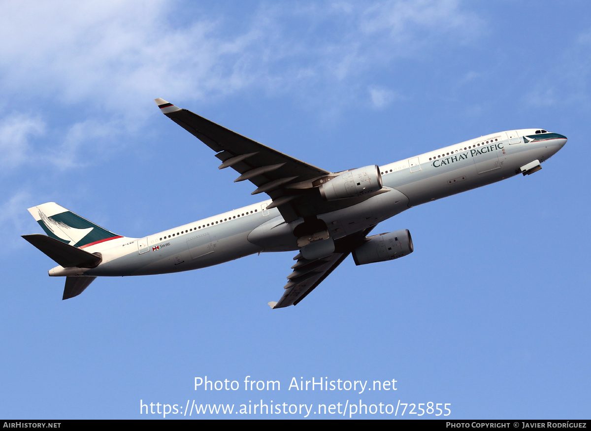 Aircraft Photo of B-LBE | Airbus A330-343E | Cathay Pacific Airways | AirHistory.net #725855