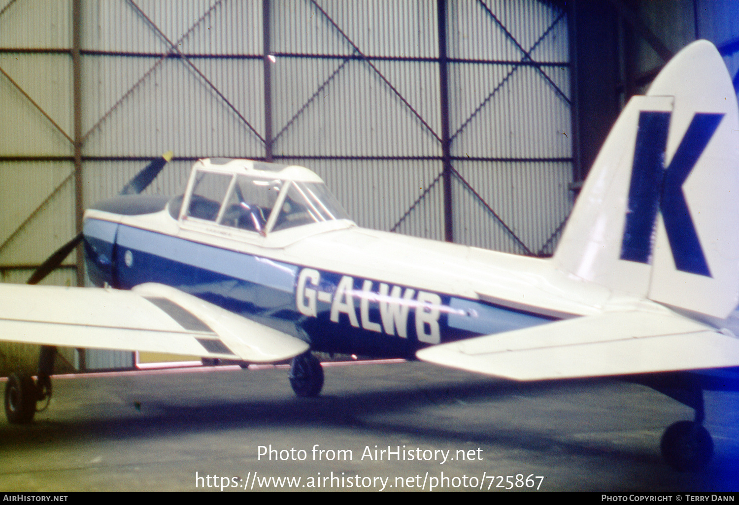 Aircraft Photo of G-ALWB | De Havilland DHC-1 Chipmunk Mk22A | AirHistory.net #725867