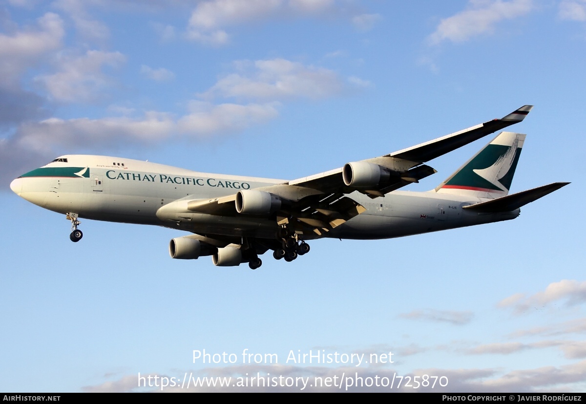 Aircraft Photo of B-LIC | Boeing 747-467F/ER/SCD | Cathay Pacific Airways Cargo | AirHistory.net #725870