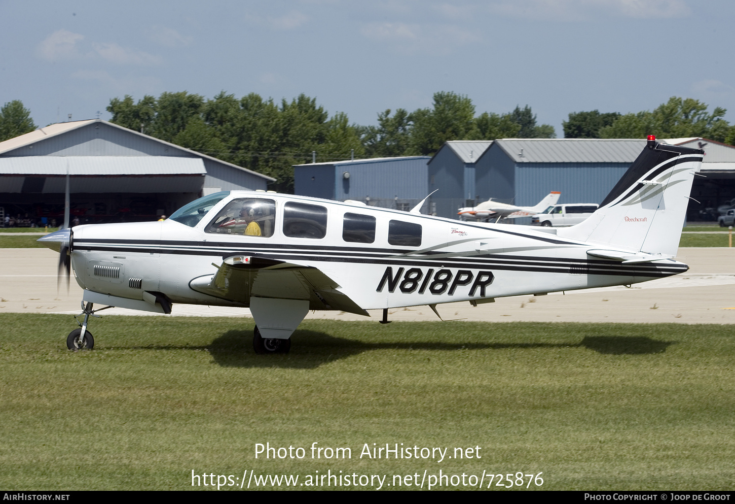 Aircraft Photo of N818PR | Raytheon A36 Bonanza 36 | AirHistory.net #725876