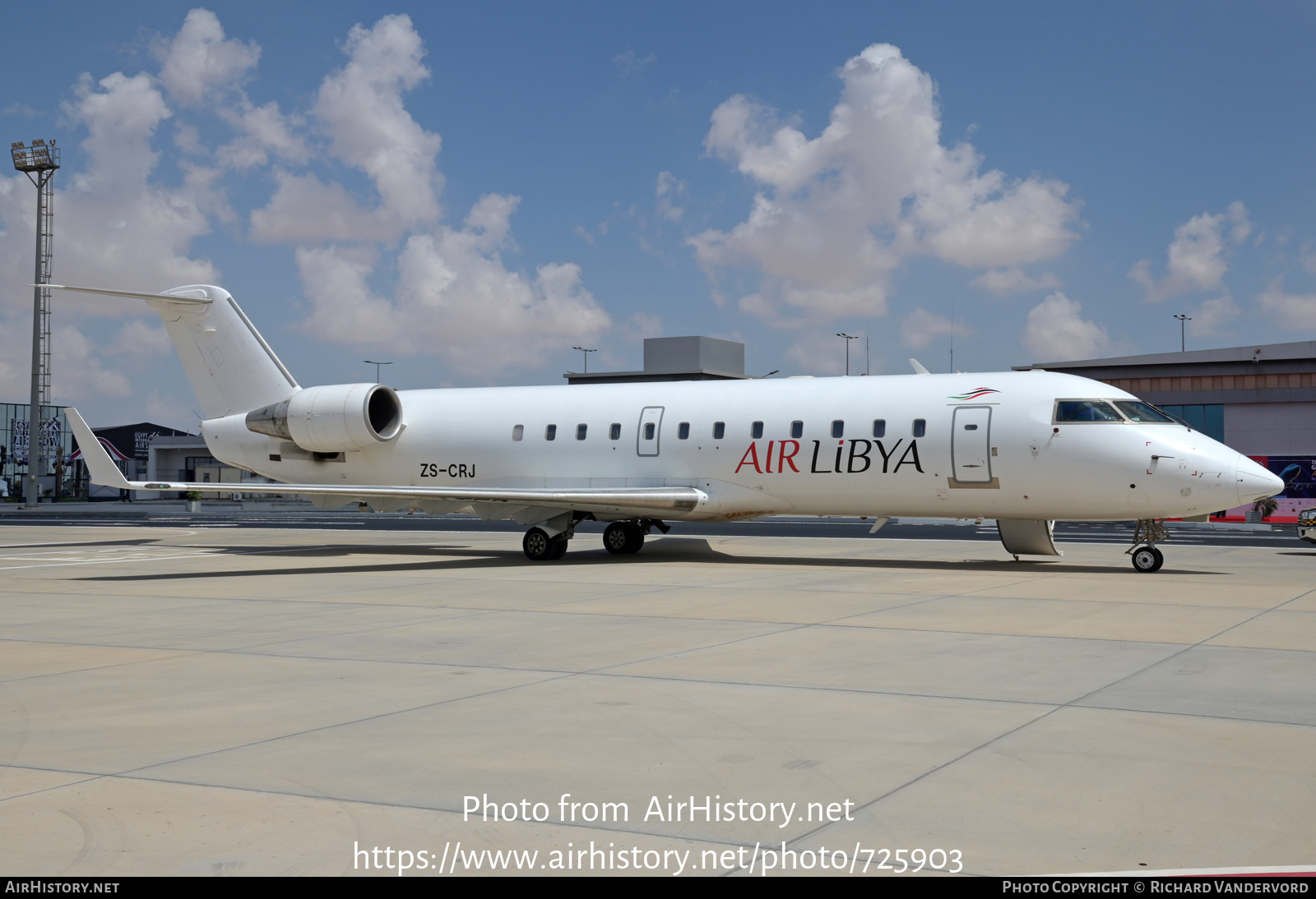 Aircraft Photo of ZS-CRJ | Bombardier CRJ-100 (CL-600-2B19) | Air Libya | AirHistory.net #725903