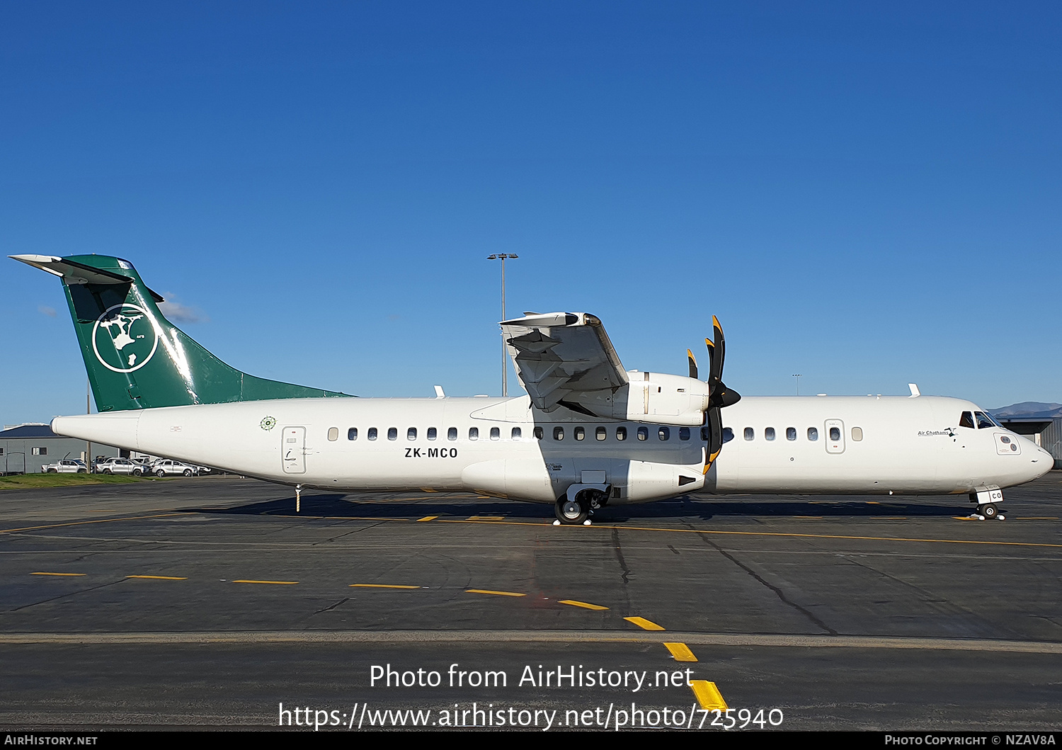 Aircraft Photo of ZK-MCO | ATR ATR-72-500 (ATR-72-212A) | Air Chathams | AirHistory.net #725940