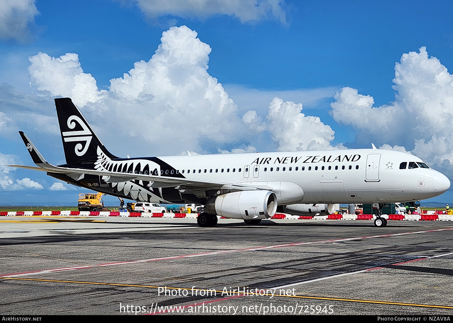 Aircraft Photo of ZK-OXI | Airbus A320-232 | Air New Zealand | AirHistory.net #725945