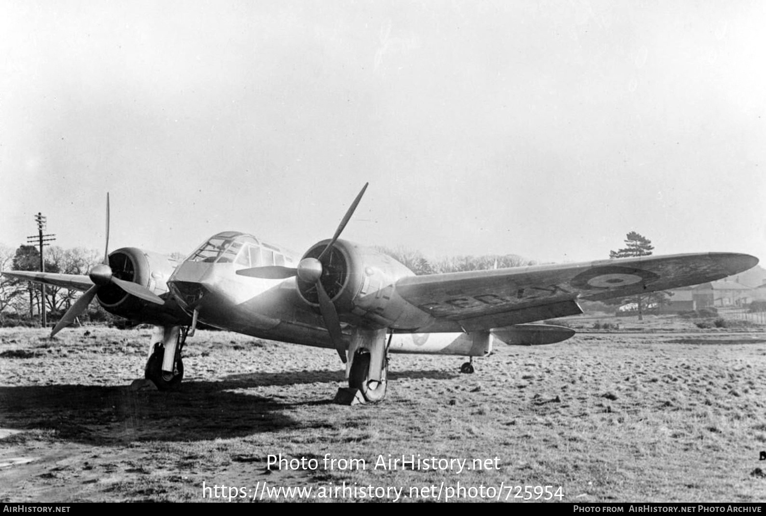 Aircraft Photo of K7033 | Bristol 142M Blenheim Mk1 | UK - Air Force | AirHistory.net #725954