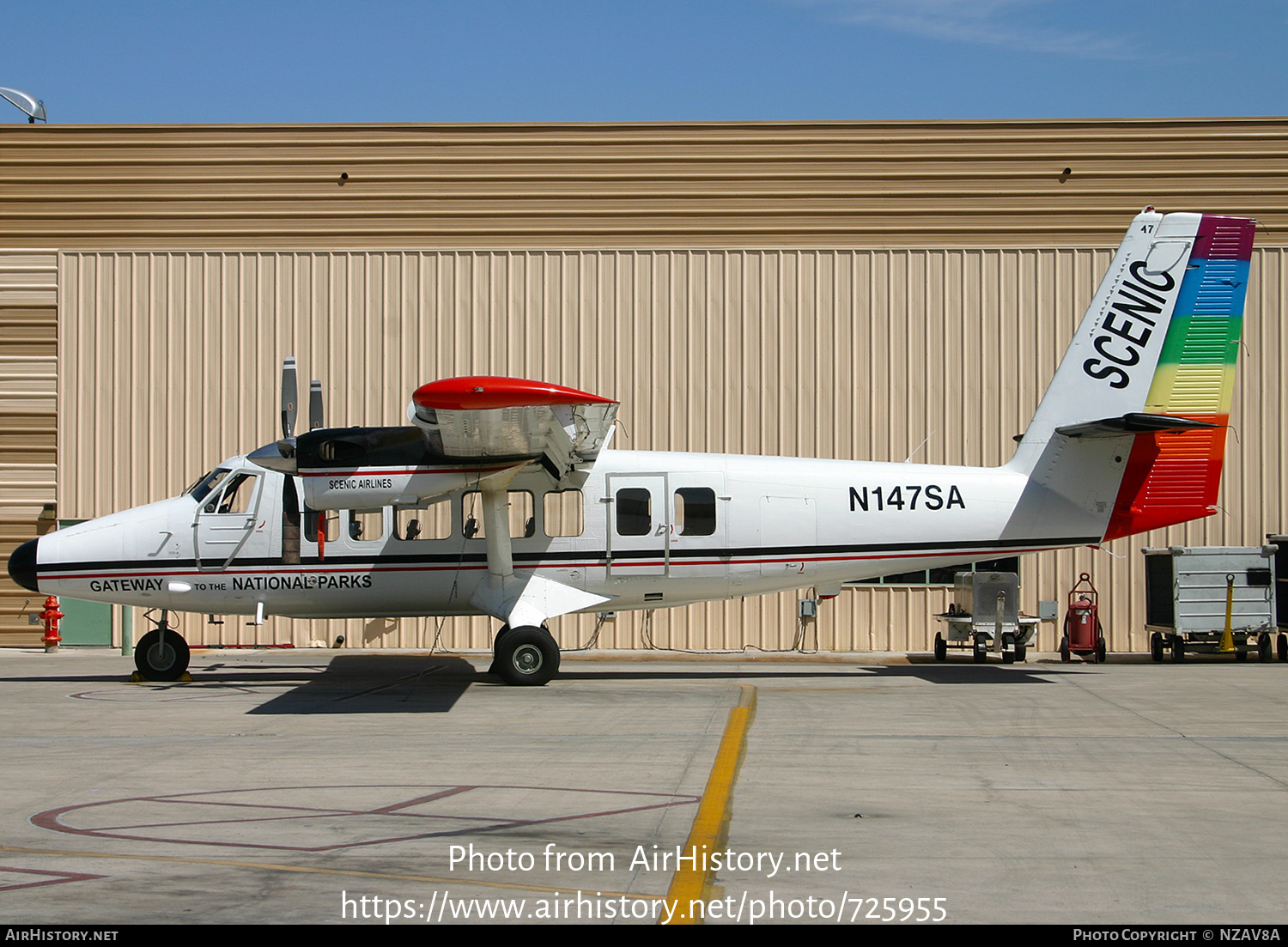 Aircraft Photo of N147SA | De Havilland Canada DHC-6-300 VistaLiner | Scenic Airlines | AirHistory.net #725955