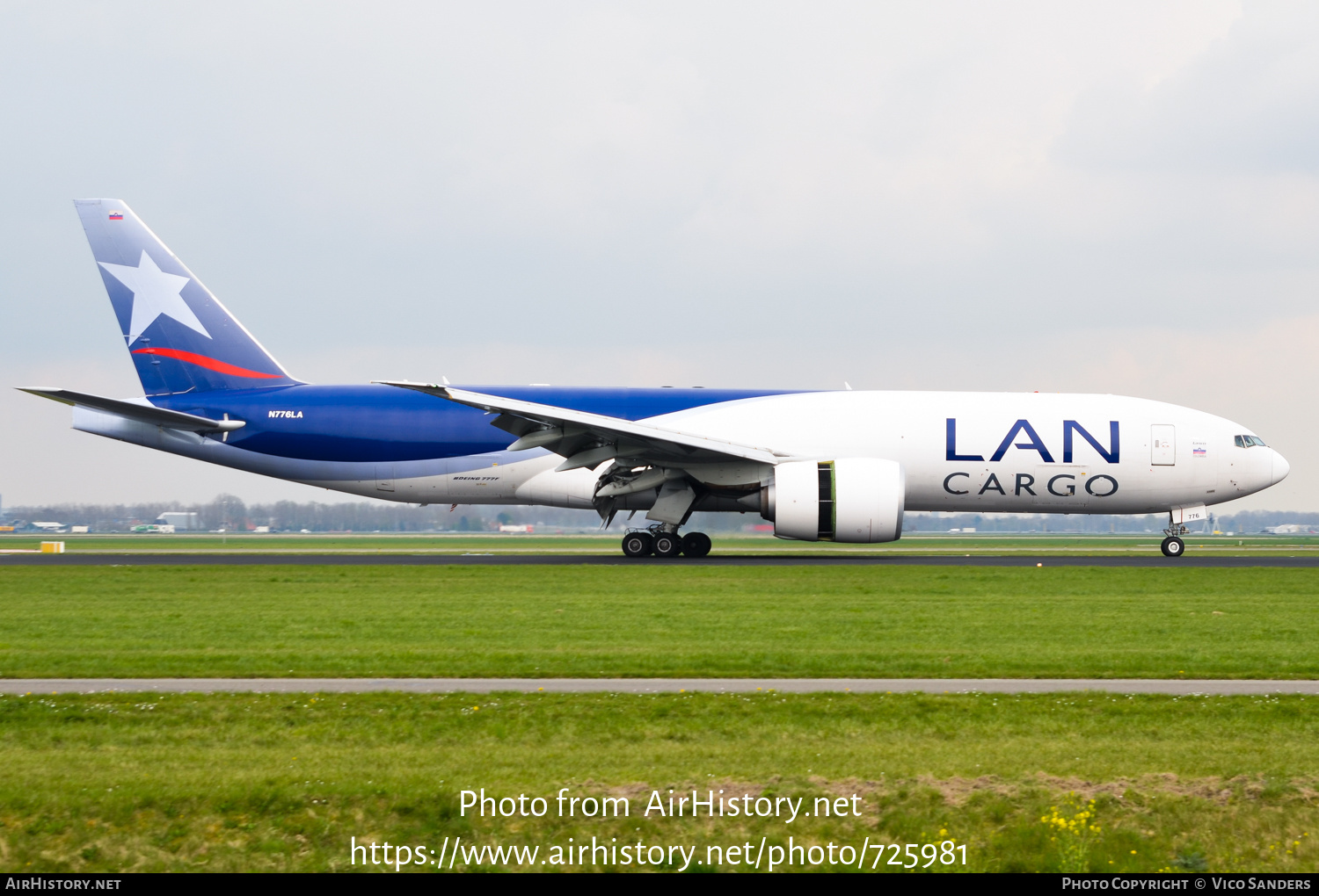 Aircraft Photo of N776LA | Boeing 777-F16 | LAN Cargo | AirHistory.net #725981