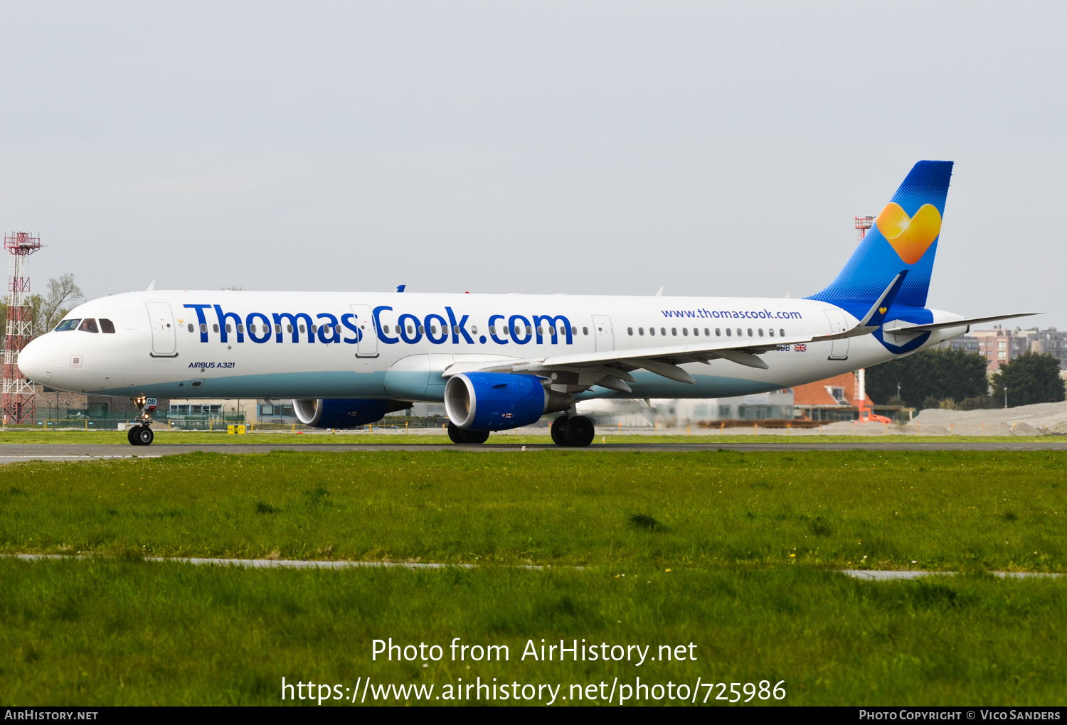 Aircraft Photo of G-TCDB | Airbus A321-211 | Thomas Cook Airlines | AirHistory.net #725986